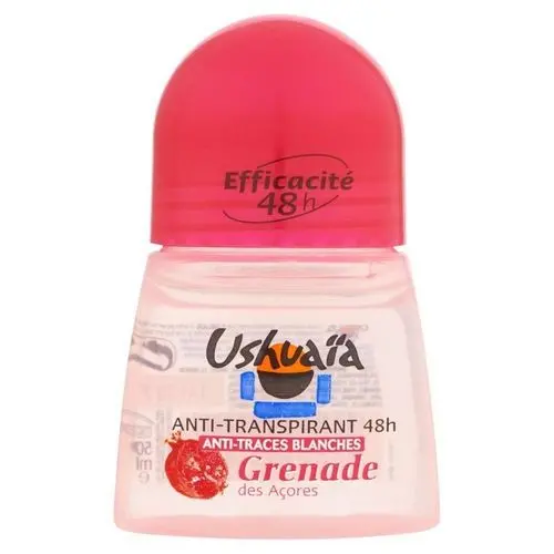 Ushuaia Déodorant bille grenade des açores, anti - transpirant 48h, anti - traces blanches 50ml - Parfum et cosmétiques authentiques en vente chez Choupinette para & parfumerie