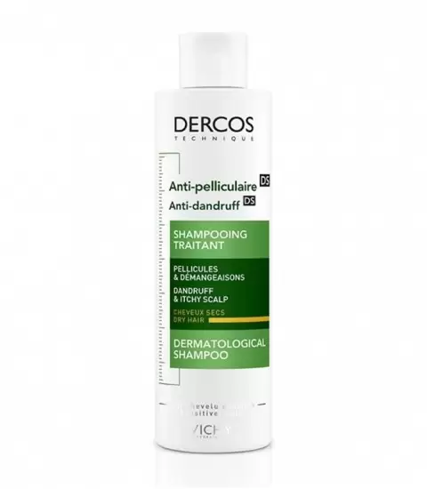 Shampoing dercos vichy anti pelliculaire traitant cheveux secs 200ml - Vichy | Parfumerie & Parafumerie en ligne