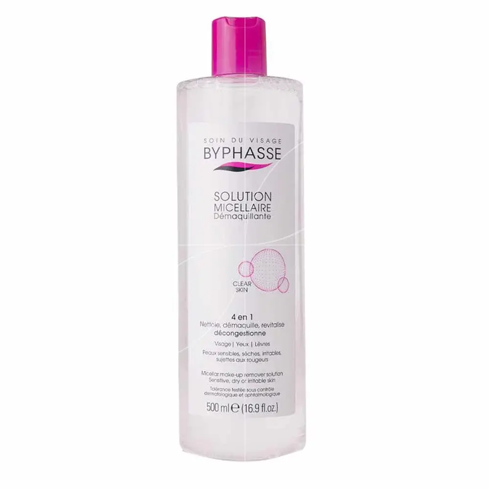 Lotion byphasse micellaire démaquillante 4en1 peaux sensible sèches 500ml - Byphase | Parfumerie & Parafumerie en ligne
