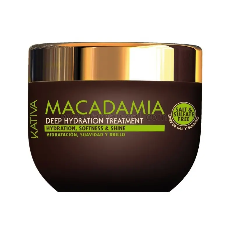 Masque kativa macadamia hydratant 250ml - Kativa | Parfumerie & Parafumerie en ligne