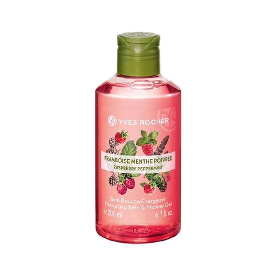 Gel douche yves rocher framboise menthe poivrée 400ml - Yves rocher | Parfumerie & Parafumerie en ligne