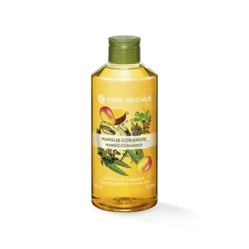 Yves rocher Gel douche yves rocher mangue coriandre 400ml - Parfum et cosmétiques authentiques en vente chez Choupinette para & parfumerie