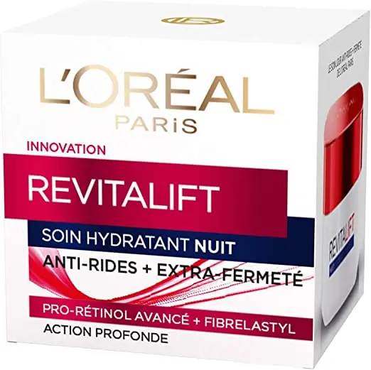 Soin l'oréal revitalift hydratant nuit anti rides 50ml - L'oréal | Parfumerie & Parafumerie en ligne