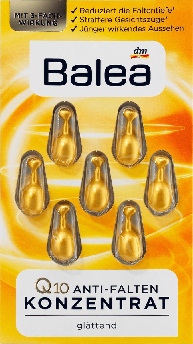 Balea Anti ride capsule q10 concentré - Parfum et cosmétiques authentiques en vente chez Choupinette para & parfumerie