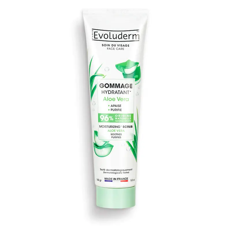 Gommage evoluderm hydratant aloe vera 150gr - Evoluderm | Parfumerie & Parafumerie en ligne