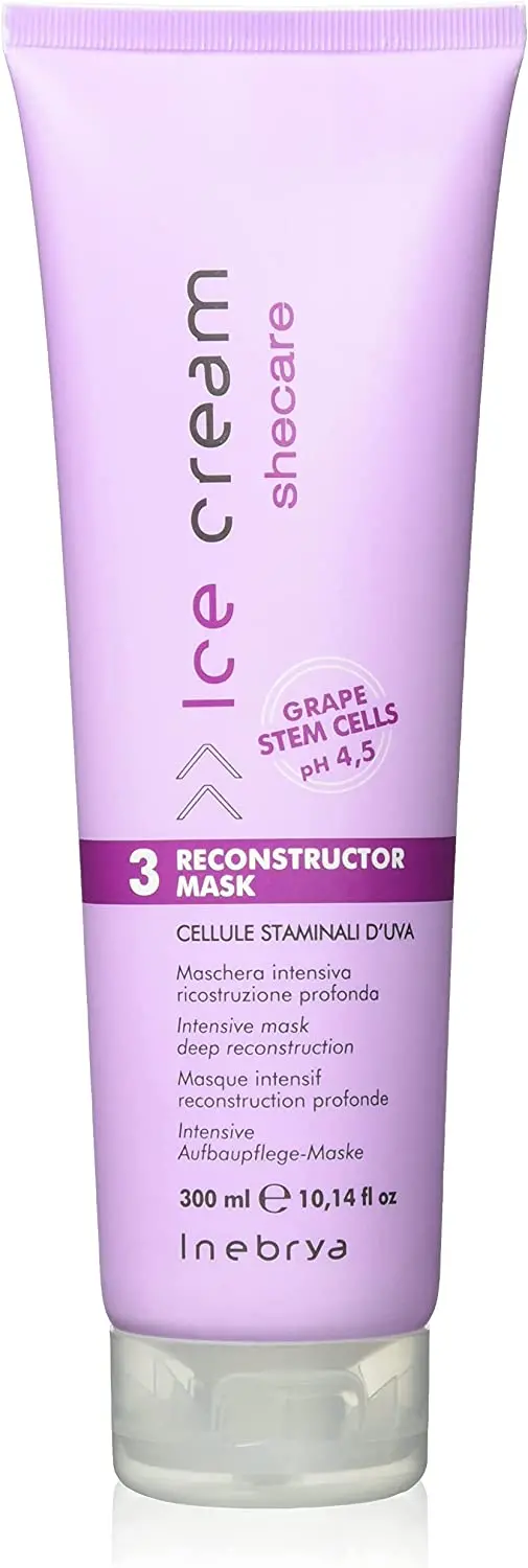 Inebrya Masque inebrya ice cream shecare reconstruction profonde 300ml - Parfum et cosmétiques authentiques en vente chez Choupinette para & parfumerie