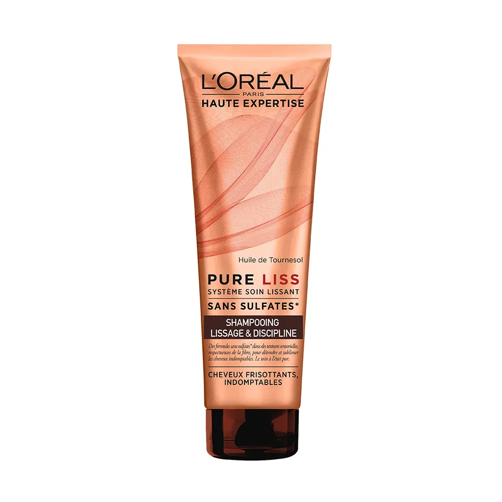 L'oréal Shampoing l'oréal haute expertise pure liss lissage & discipline 250ml - Parfum et cosmétiques authentiques en vente chez Choupinette para & parfumerie
