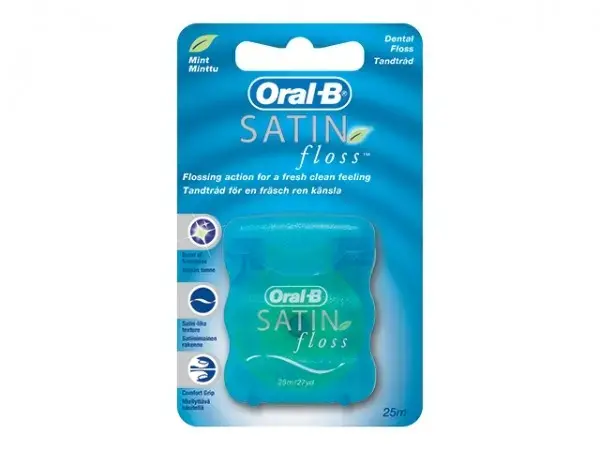 Fil dentaire oral b satin floss 25m - Oral-B | Parfumerie & Parafumerie en ligne