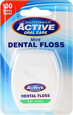 Fil dentaire active oral care mint dental floss - Active | Parfumerie & Parafumerie en ligne